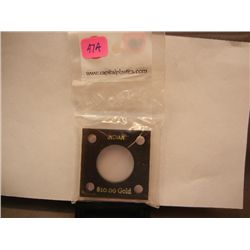 Capital Coin Holder: Indian $10 Gold