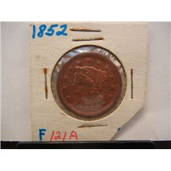 1852 Large Cent