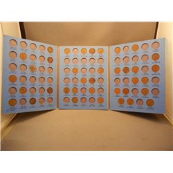 Whitman Lincoln Wheat Cents Collector's Book, 36 Pennies, 1910-1940-S, Incomplete, No Key Dates