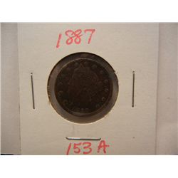 1887 Liberty Head V Nickel