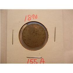 1890 Liberty Head V Nickel