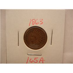 1863 Indian Head Cent