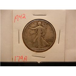 1942 Walking Liberty Half Dollar