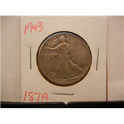 1943 Walking Liberty Half Dollar