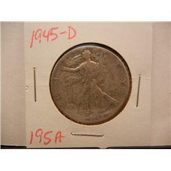 1945-D Walking Liberty Half Dollar