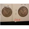 Image 2 : (2) Standing Liberty Quarters: 1929