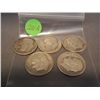 Image 1 : (5) Silver Roosevelt Dimes, Mixed Dates