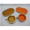Image 2 : Pair of Hull Ovenware Soup & Sandwich Dish Sets
