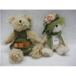 (2) Boyd's Plush Bears
