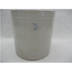 #3 Crock, some hairline cracks