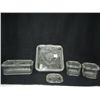 Image 2 : Fire King 4- Piece Clear Glass Refrigerator Dishes