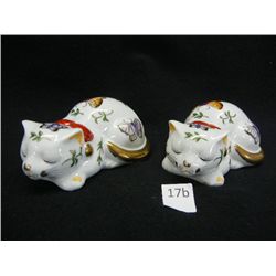 Pair of Andrea by Sedak Porcelain Cats