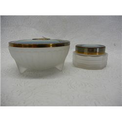 2-Vintage Powder Dishes