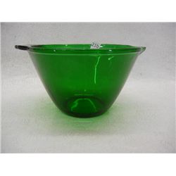 Green Mixing Bowl W/ Spout