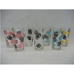 (7) Circle Pattern Glasses
