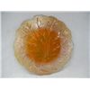 Image 2 : Amber Carnival Glass Plate