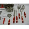 Image 2 : Misc. Kitchen Utensils: Sifter, Spatulas, Slotted Spoons, Nut Cracker, Grater