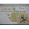 Image 1 : Lot of Embroidered Linens & Doilies