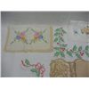 Image 2 : Lot of Embroidered Linens & Doilies