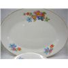 Image 2 : (8) Cross Stitch Pattern Bowls, 1 Serving Bowl, and 1 Platter