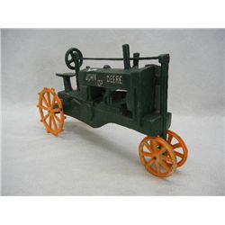 Large John Deere Cast Iron Tractor