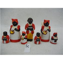 Mammie & Chef S&P, Mammie Toothpicker, and Mammie & Chef Miniatures