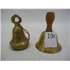 Image 1 : (2) Small Brass Bells