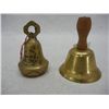 Image 2 : (2) Small Brass Bells
