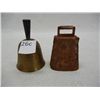 Image 1 : Small Brass Bell and Small Cow Bell