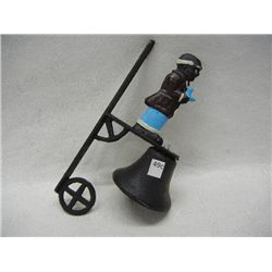 Cast Iron Black Memorbilia Bell