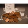 Image 1 : (50) Wheat Pennies, Mixed Dates, 1 Steel