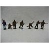 Image 1 : (6) Cast Iron Soldiers & (1) Marine