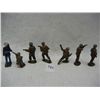 Image 2 : (6) Cast Iron Soldiers & (1) Marine
