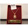 Image 1 : Sterling & Gold Overlay Genuine Opal Pendant Necklace