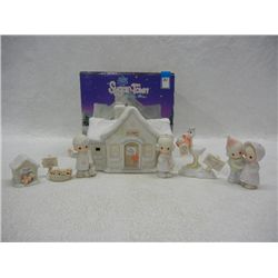 Precious Moments: Sugar Town Doctor's Office, 7 Piece Set