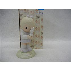 "Wishing You a Happy Easter" Precious Moments Porcelain Figurine
