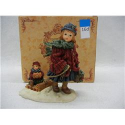 "Courtney w/ Phoebe: Over the River & Through the Woods" Yesterday's Child Figurine
