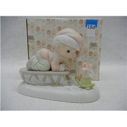 "Bringing You a Merry Christmas" Precious Moments Porcelain Figurine