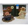 Image 1 : "Bailey as The Bride" and "Graffitie: Put on Your Happy Face" Boyds Collection Figurines