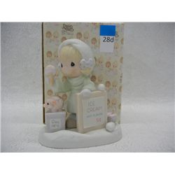 "Wishing You a Yummy Christmas" Precious Moments Porcelain Figurine