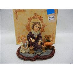 "Rachael w/ Barbara & Matthew: Sabbath Lights" Yesterday's Child Figurine