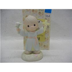 "Hallelujah For the Cross" Precious Moments Porcelain Figurine