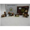 Image 1 : "Jingles the Snowman w/ Wreath" & "Elf Xpress" Boyds Collection Figurines