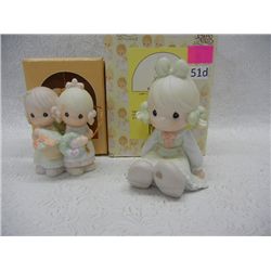 "To My Forever Friend" Ornament "Bless Your Soul" Precious Moments Porcelain Figurine