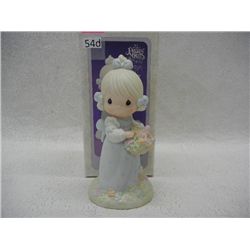 "Take Time to Smell the Flowers" Precious Moments Porcelain Figurine