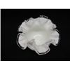 Image 4 : Fenton Hand Painted Ruffled Edge Bowl