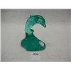 Image 1 : Fenton Green Glass Dolphin