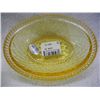Image 3 : Fenton Hand Painted Yellow Glass Bunny on a Nest