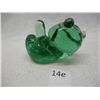 Image 2 : Green Glass Teddy Bear