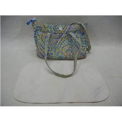 Blue & Yellow Vera Bradley Tote Bag